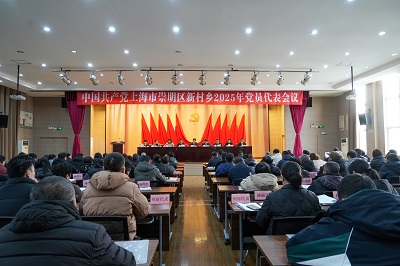 中国共产党上海市崇明区新村乡2025年党员代表会议胜利召开