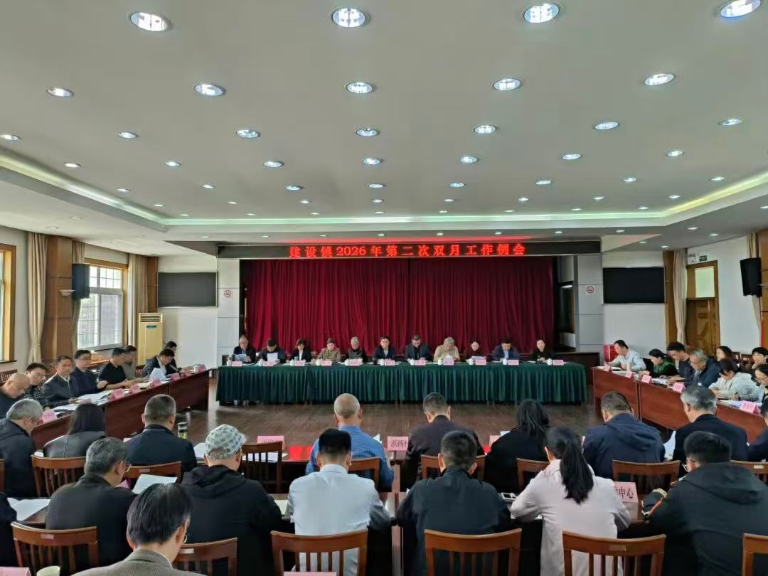 乘势而上、奋楫笃行——建设镇召开2026年第二次双月工作例会