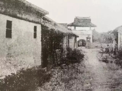 1944年的崇明县城东门
