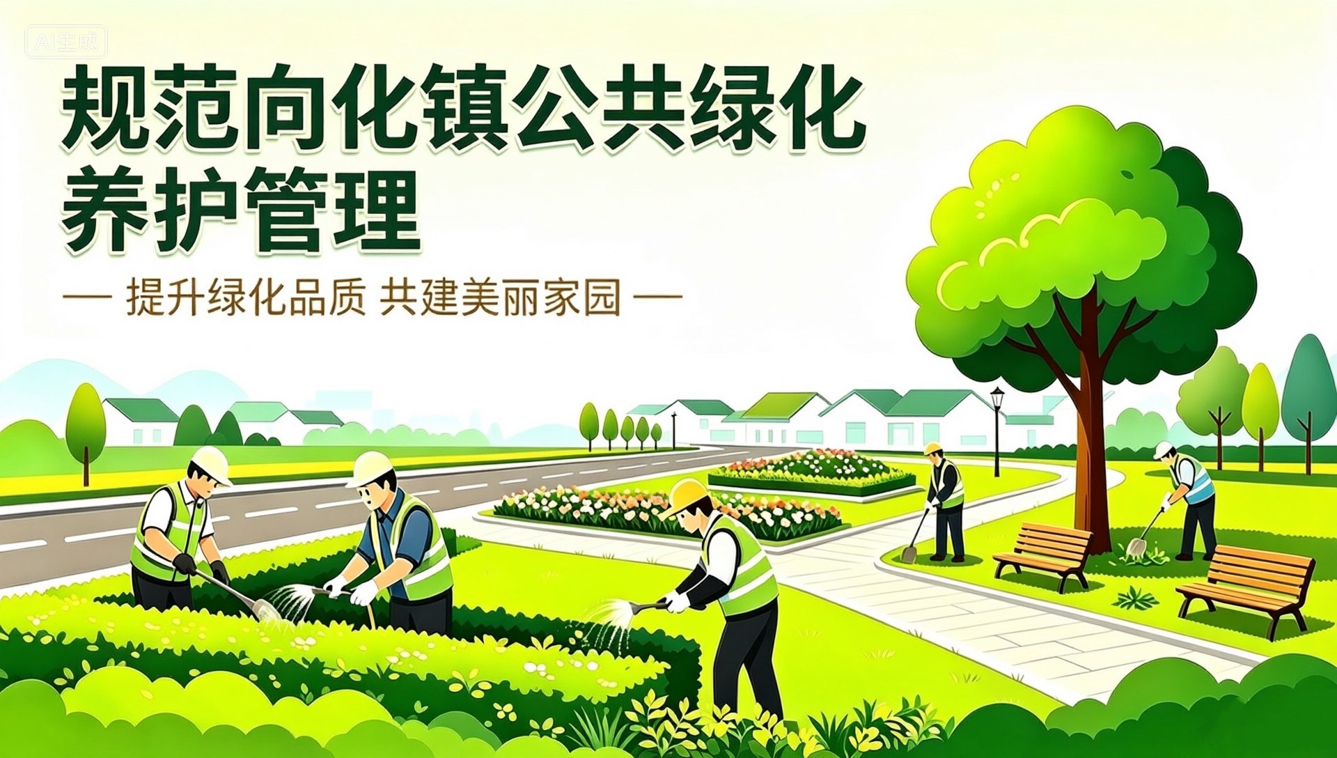 “规范向化镇公共绿化养护管理”主题征集令
