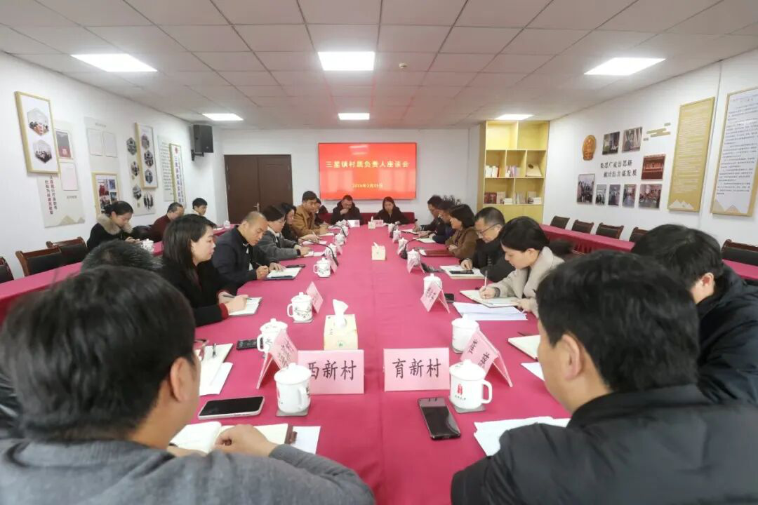 三星镇召开村居书记、机关事业正职座谈会
