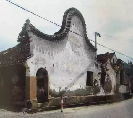 横沙岛丰乐镇风火墙