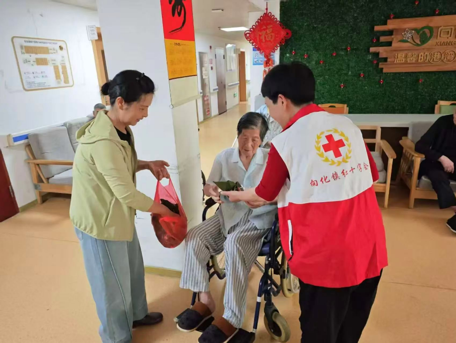 向化镇红十字会开展敬老院端午慰问活动