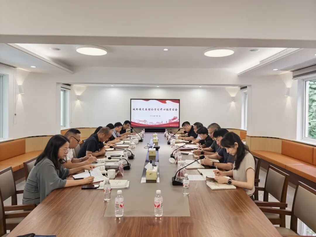 城桥镇召开党委理论学习中心组学习会